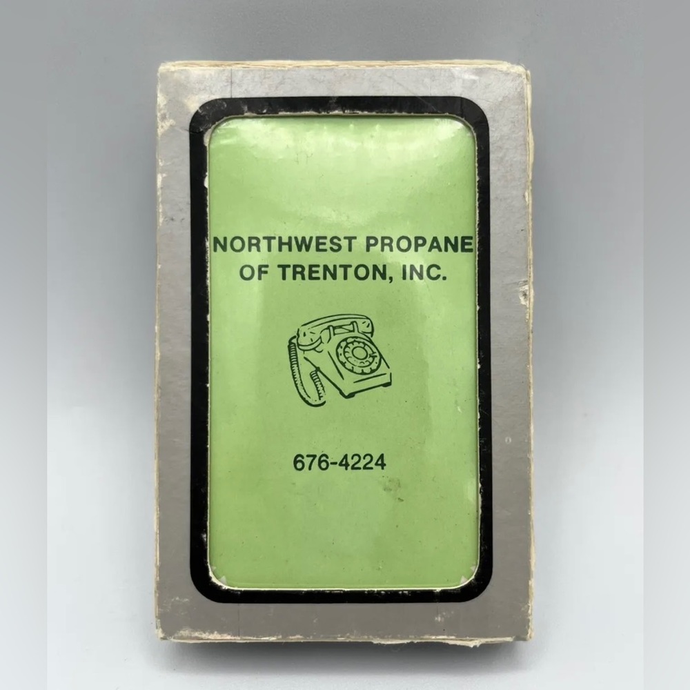 VINTAGE Barton Playing Cards Northwest Propane of Trenton INC Advertising NEW